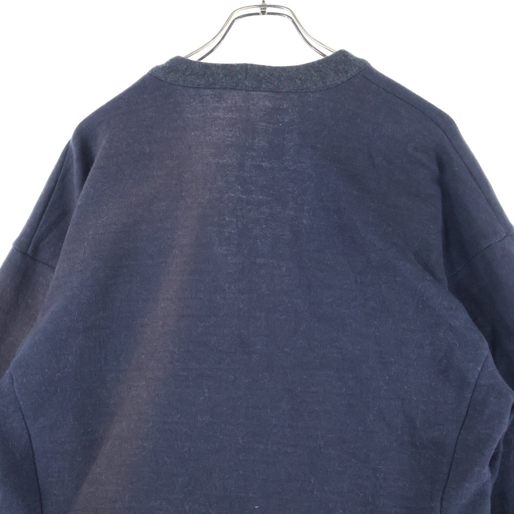 m's braque(エムズ ブラック) 20AW ウールコットン カーディガン ブラック