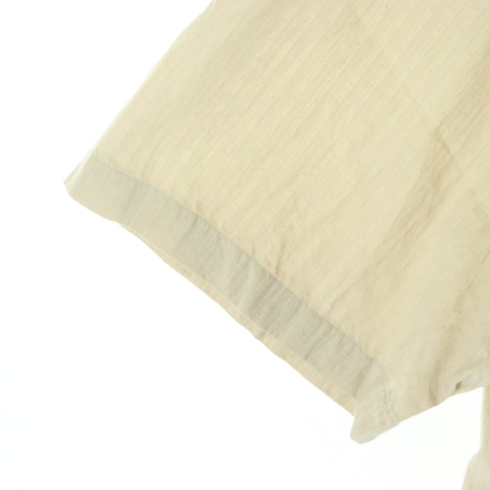 Marvine Pontiak shirt makers(マーヴィンポンティアックシャツメイカーズ) Bubbly SH フロントポケット 半袖シャツ ベージュ MPSM-2204S