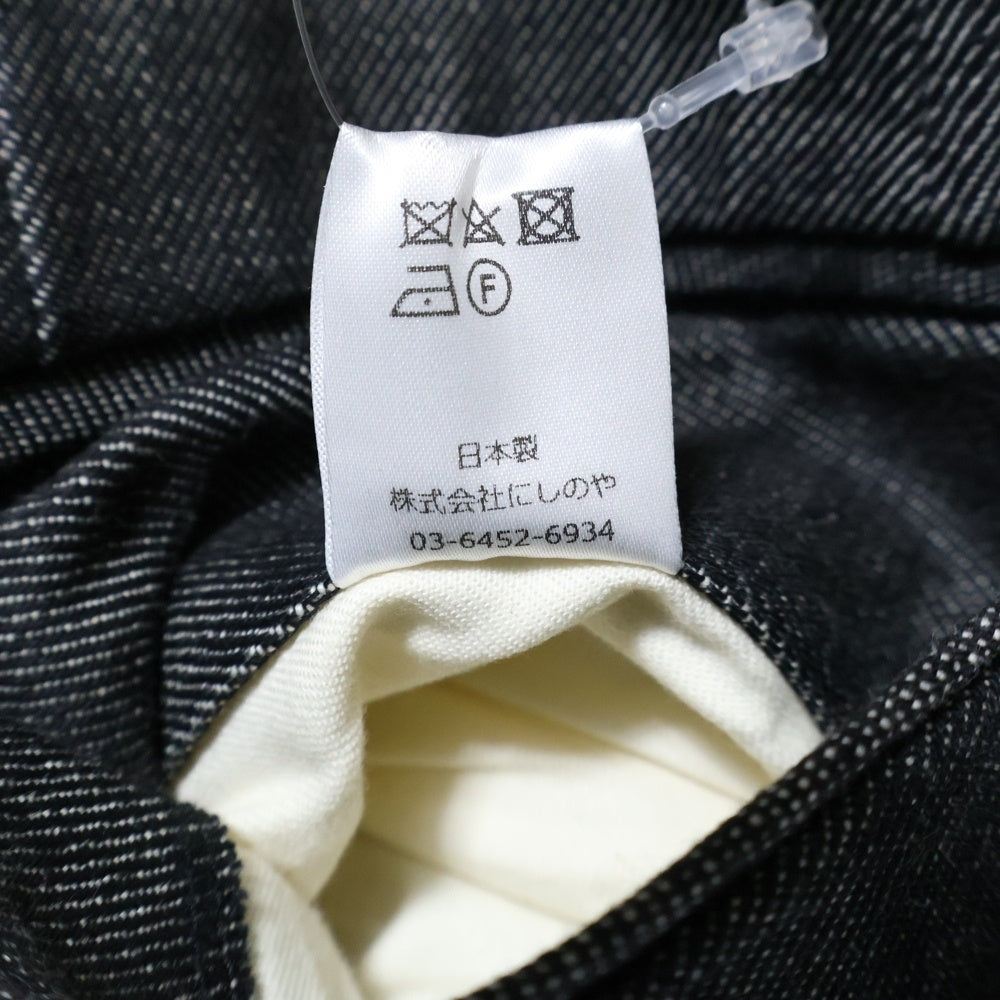 NEAT(ニート) 2タック デニムトラウザーズパンツ ブラック