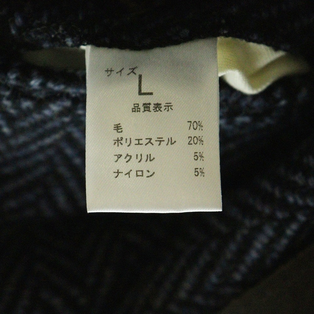 NEAT(ニート) へリンボーン柄 オーバーオール オールインワン サロペット ネイビー