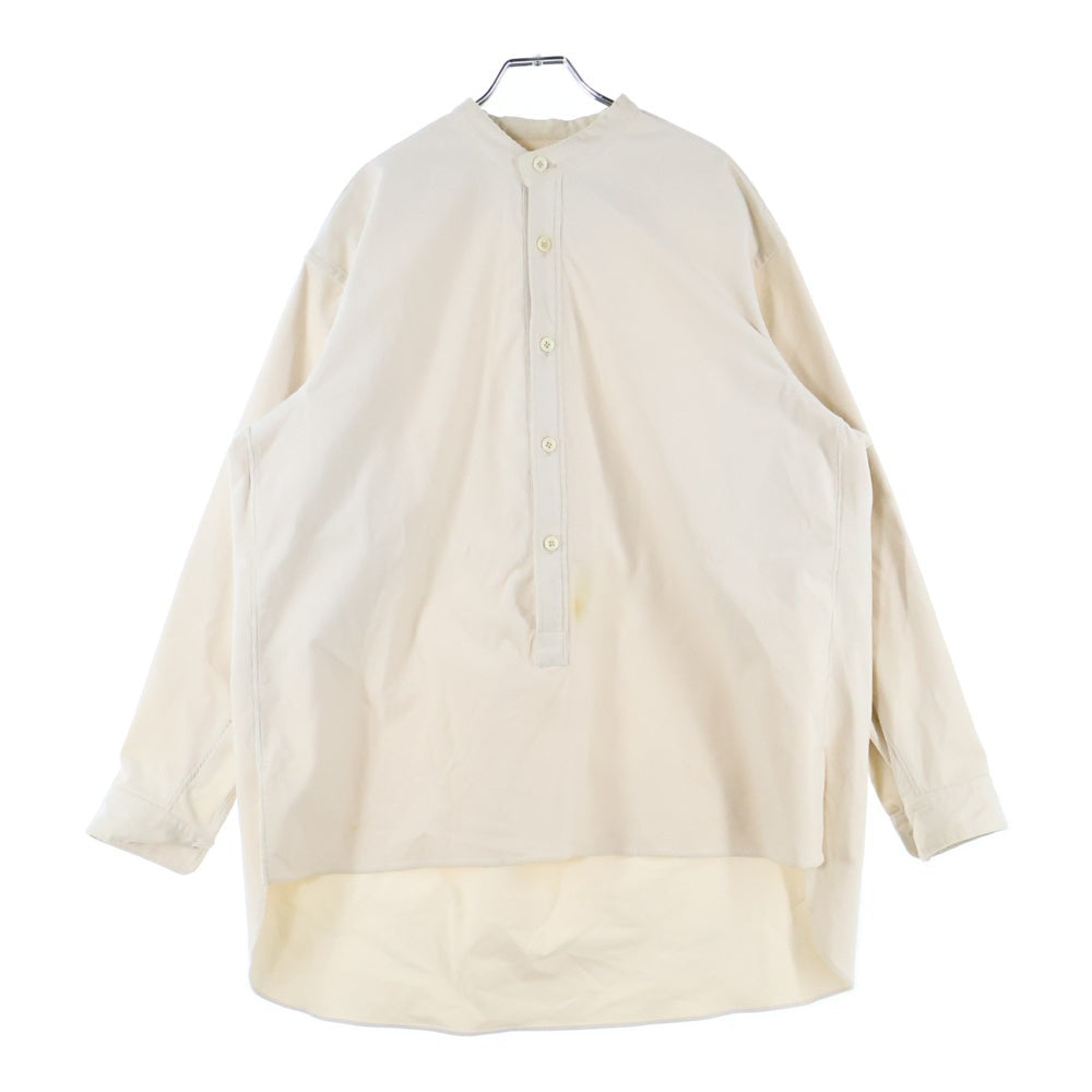 RAKINES(ラキネス) コーデュロイ プルオーバーロングスリーブシャツ アイボリー 04F20AF028S