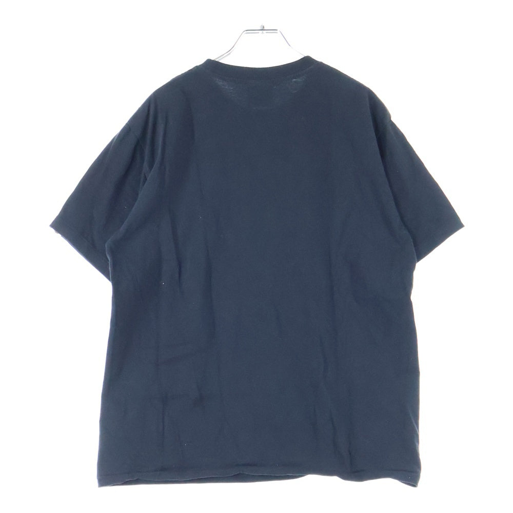 A BATHING APE(アベイシングエイプ) APE カモ柄 フロントプリント クルーネック 半袖Tシャツ ブラック