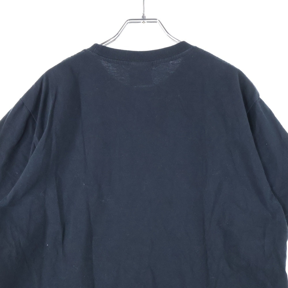 A BATHING APE(アベイシングエイプ) APE カモ柄 フロントプリント クルーネック 半袖Tシャツ ブラック