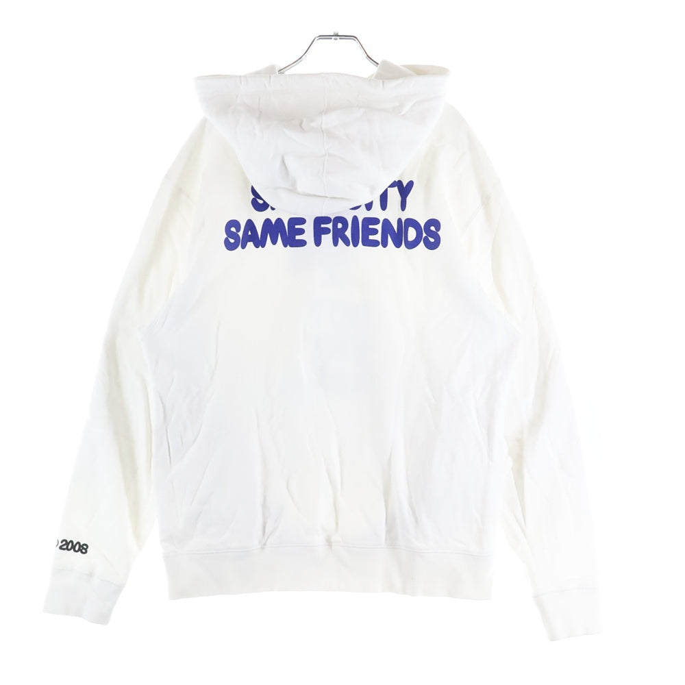 October's Very Own(オクトーバーズベリーオウン) 21SS OVO Bubble Hoodie バブル ロゴプリント プルオーバーパーカー ホワイト