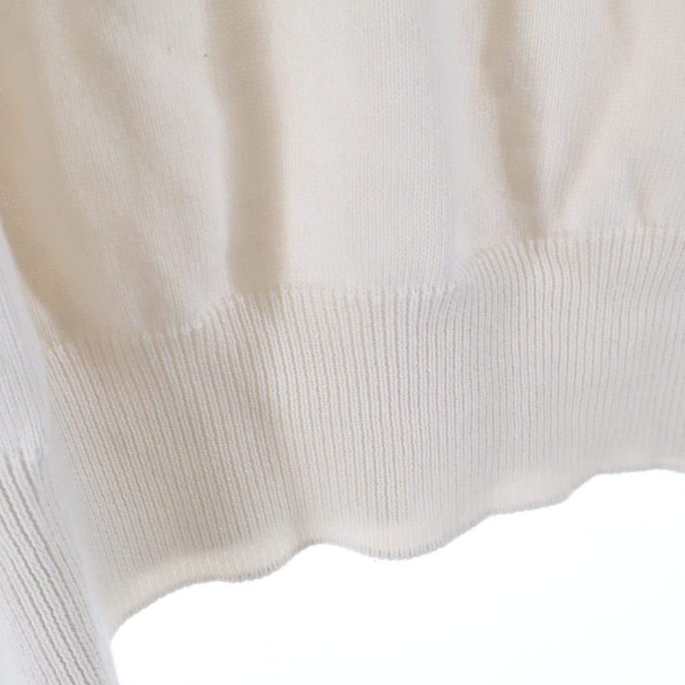 STONE ISLAND(ストーンアイランド) 22SS SOFT COTTON CREW ソフトコットン クルーネックニットセーター 7615540B2 ホワイト