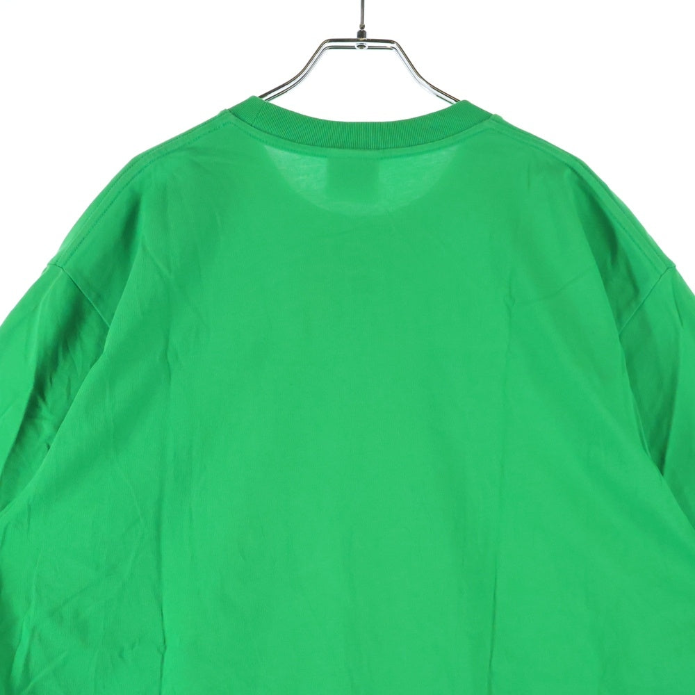 A BATHING APE(アベイシングエイプ) ロゴワッペン クルーネック半袖Tシャツ 001TEK201317M グリーン