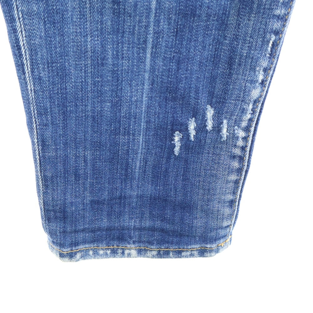 DSQUARED2(ディースクエアード) 18SS ダメージ加工 スキニーデニムパンツ インディゴ