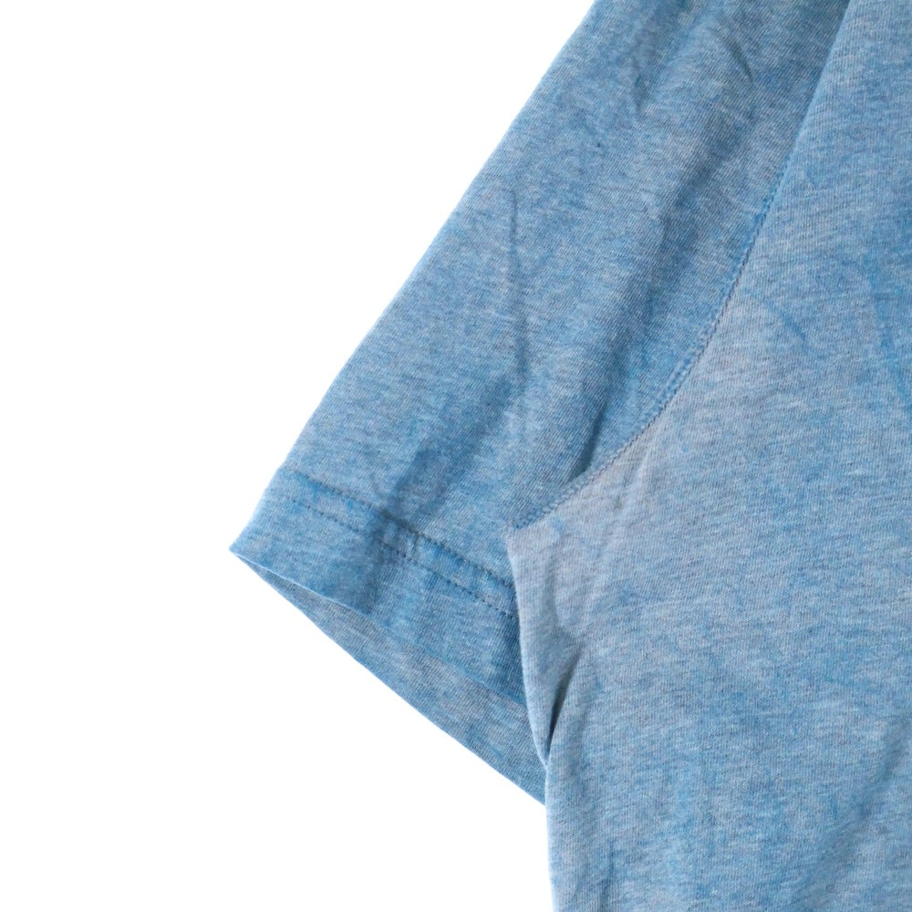 STONE ISLAND(ストーンアイランド) オーバーダイ フロントロゴ クルーネック半袖Tシャツ カットソー 741522993 ブルー