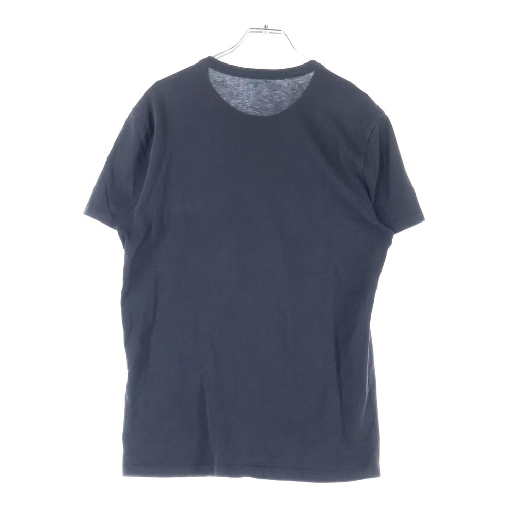 MONCLER(モンクレール) MAGLIA T-SHIRT ロゴプリント クルーネック半袖Tシャツ ブラック