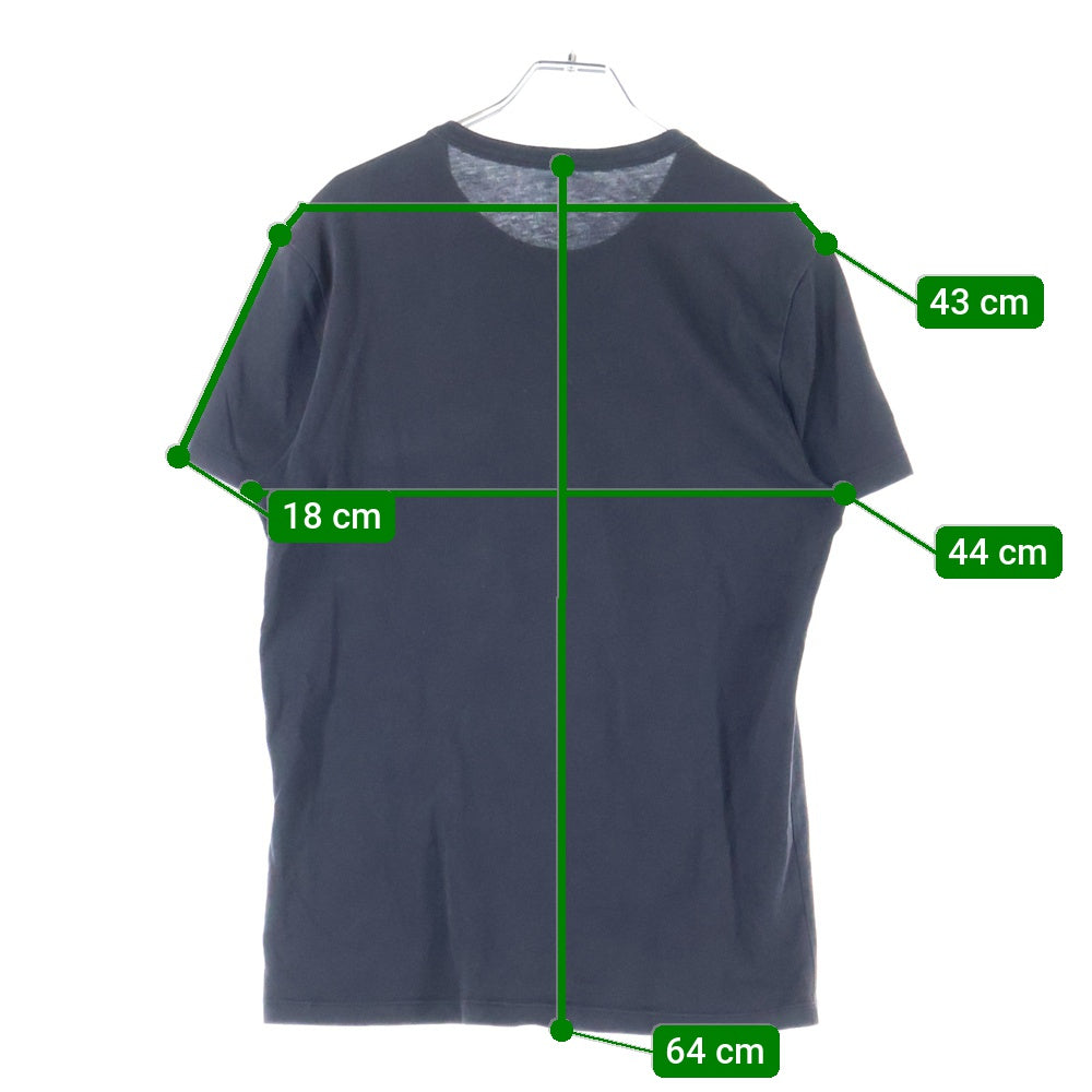 MONCLER(モンクレール) MAGLIA T-SHIRT ロゴプリント クルーネック半袖Tシャツ ブラック