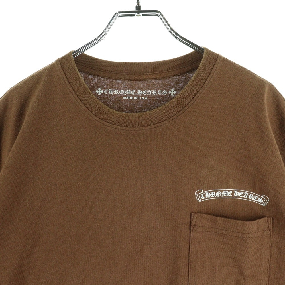 CHROME HEARTS(クロムハーツ) ×MATTY BOY PPO STRUCTURE TEE ×マッティボーイ バックプリント半袖Tシャツ ブラウン