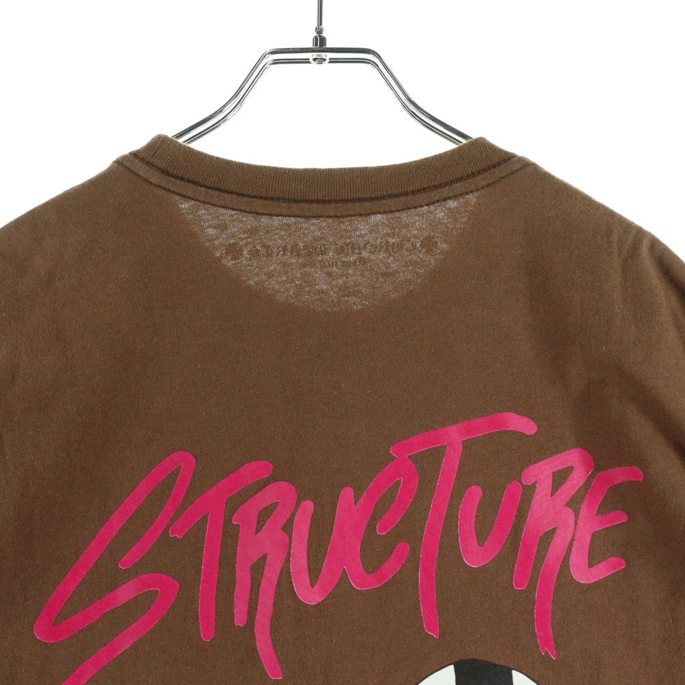 CHROME HEARTS(クロムハーツ) ×MATTY BOY PPO STRUCTURE TEE ×マッティボーイ バックプリント半袖Tシャツ ブラウン