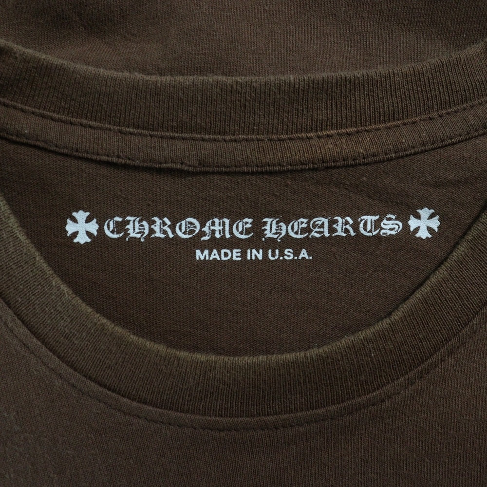 CHROME HEARTS(クロムハーツ) ×MATTY BOY PPO STRUCTURE TEE ×マッティボーイ バックプリント半袖Tシャツ ブラウン