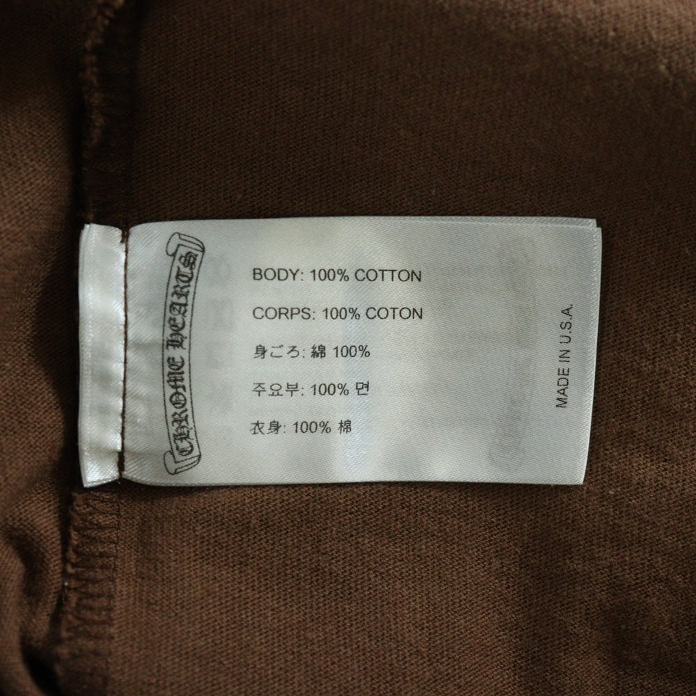 CHROME HEARTS(クロムハーツ) ×MATTY BOY PPO STRUCTURE TEE ×マッティボーイ バックプリント半袖Tシャツ ブラウン