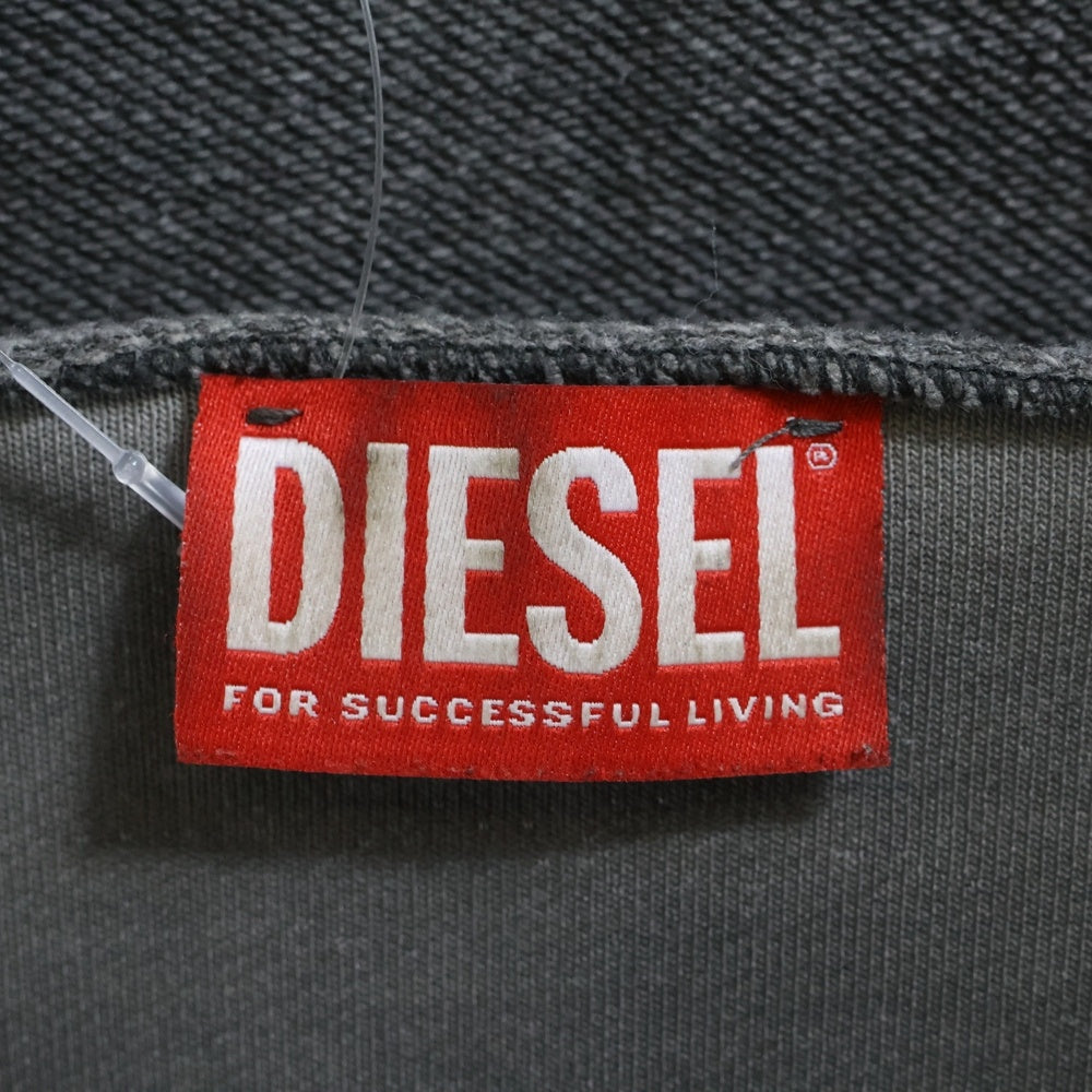 ほぼ未使用 DIESEL 25SS ランウェイS-Ruben Sサイズ DIESEL(ディーゼル) 25SSS-RUBEN クラッシュ加工 クルーネック