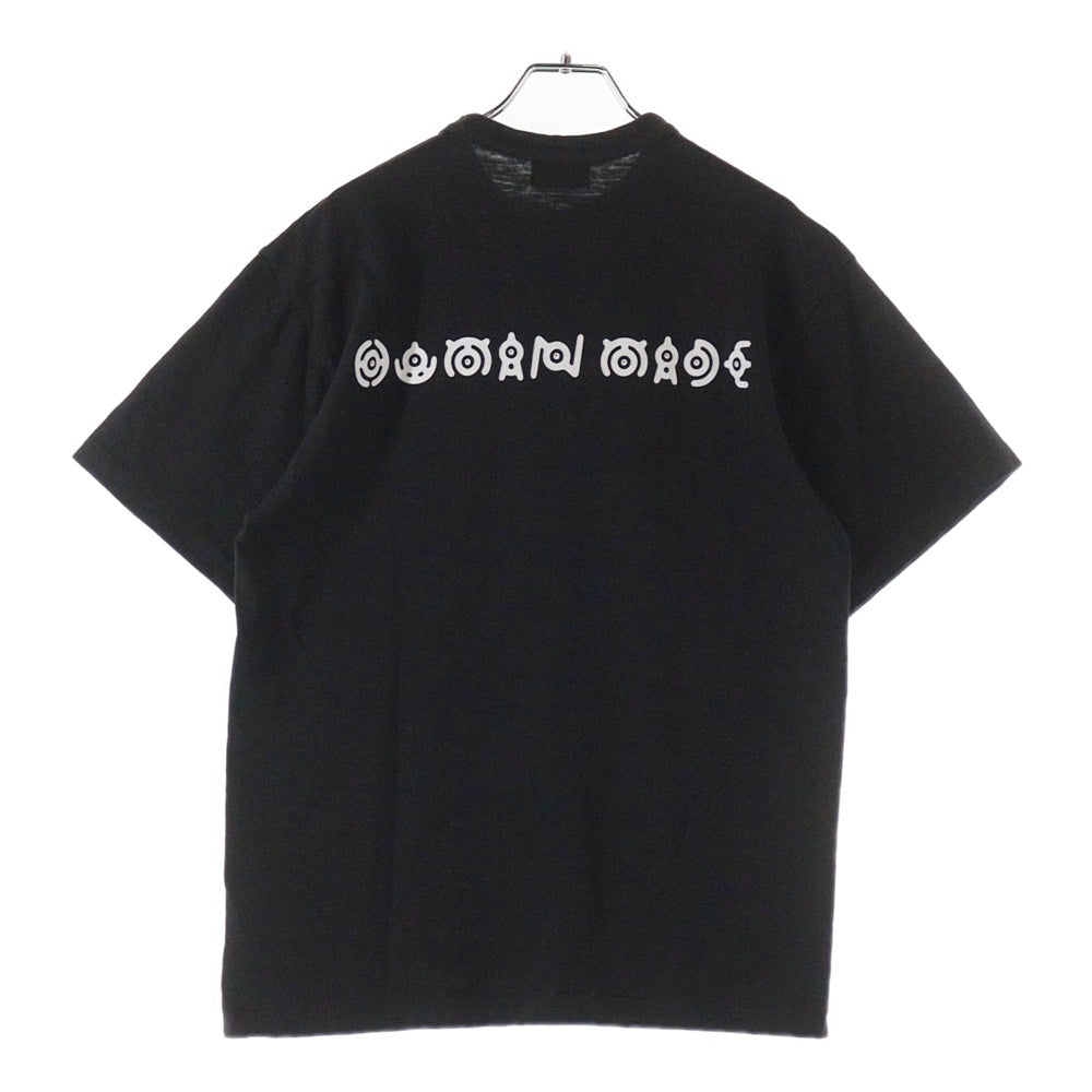 HUMAN MADE(ヒューマンメイド) POKEMON MADE GRAPHIC T-SHIRT ロゴ刺繍 クルーネック半袖Tシャツ ブラック