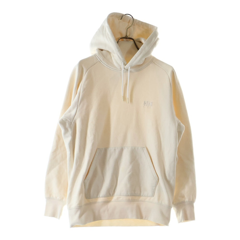 HELLY HANSEN(ヘリーハンセン) ロゴ刺繍 プルオーバーフーディーパーカー ホワイト