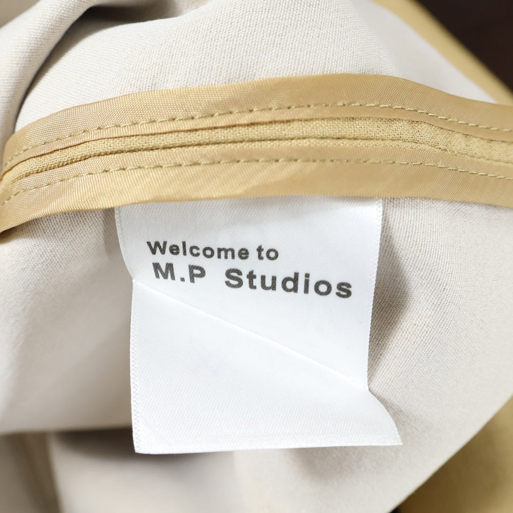 NO BRAND(ノーブランド) M.P Studios エムピーストゥディオ クロップドショートトレンチコート ベージュ