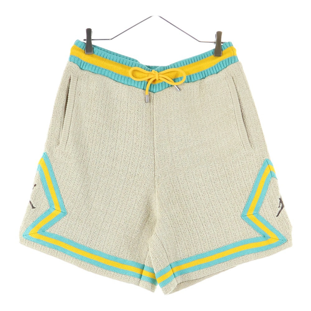 JORDAN BRAND(ジョーダンブランド) ロゴ刺繍 アクリルハーフパンツ ベージュ FD4242-237