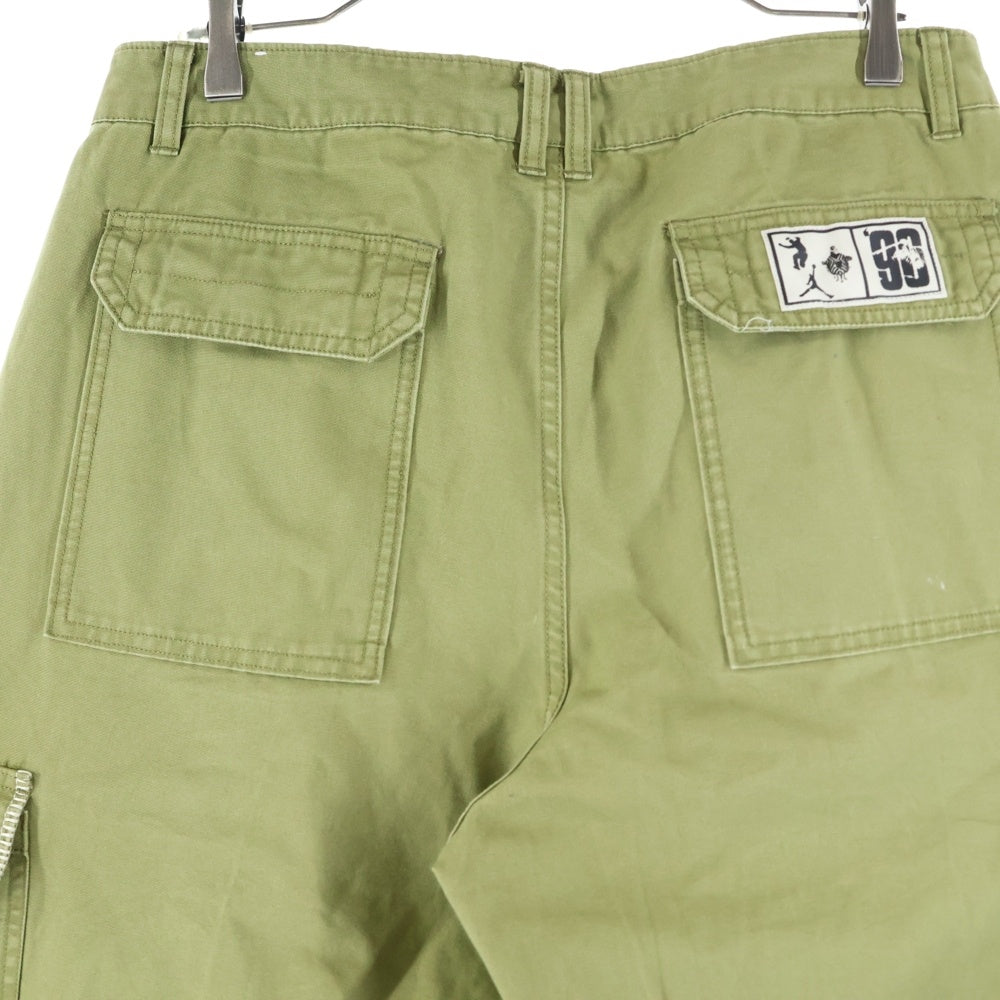 JORDAN BRAND(ジョーダンブランド) バックロゴパッチ付き カーゴパンツ カーキ FD4248-378