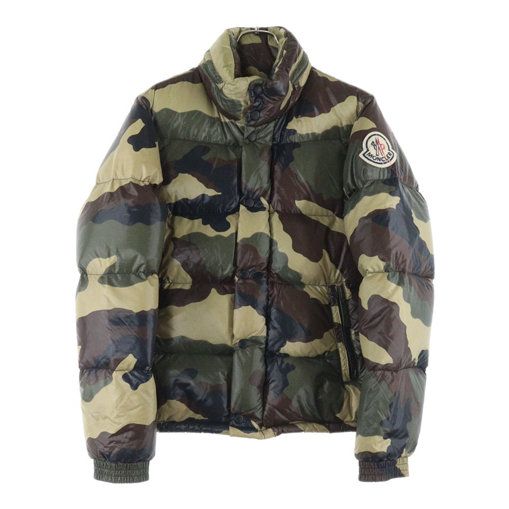 MONCLER(モンクレール) エベレスト ワッペン付き カモ柄 ダウンジャケット Z7HJ820