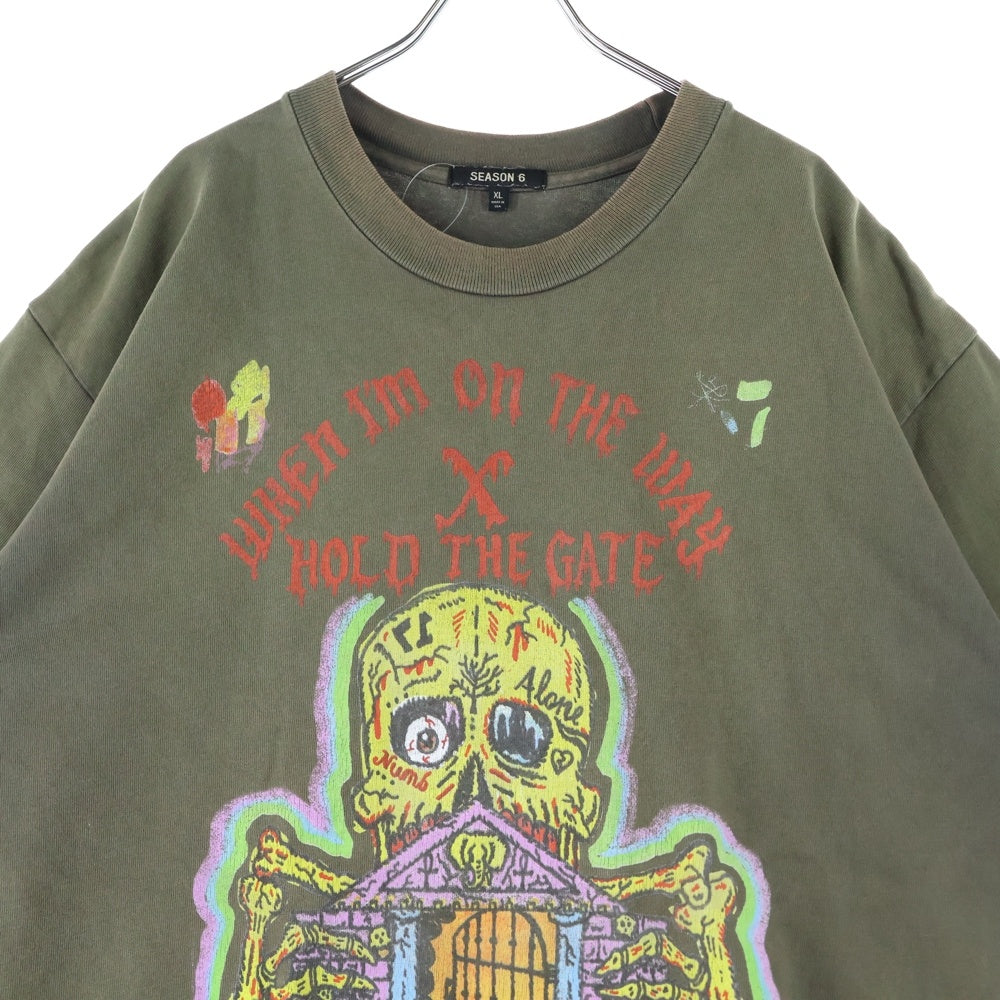 YEEZY SEASON 6(イージーシーズンシックス) XXXtentacion HOLY THE GATE TEE テンタシオン ホーリー・ザ・ゲート クルーネック半袖Tシャツ