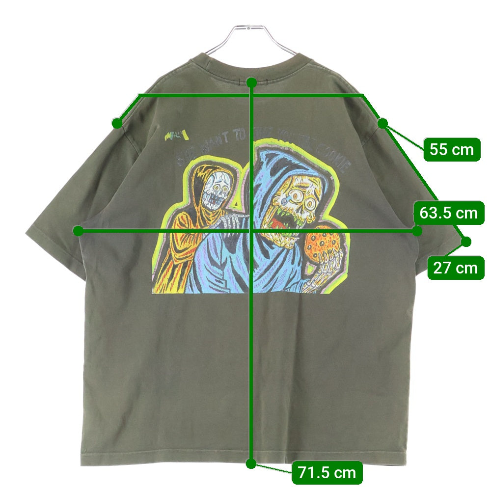 YEEZY SEASON 6(イージーシーズンシックス) XXXtentacion HOLY THE GATE TEE テンタシオン ホーリー・ザ・ゲート クルーネック半袖Tシャツ