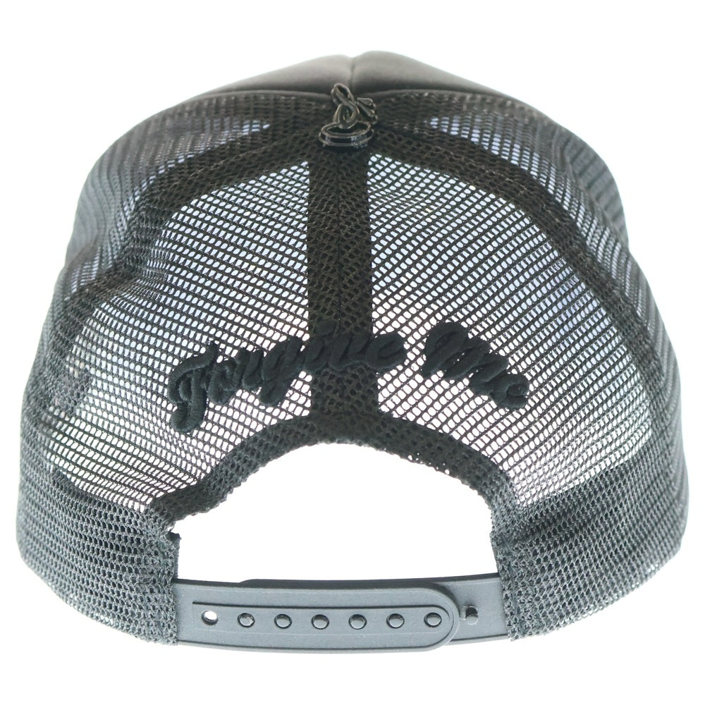 SYNA WORLD(シナ ワールド) フロントロゴ ロープ メッシュキャップ ブラック