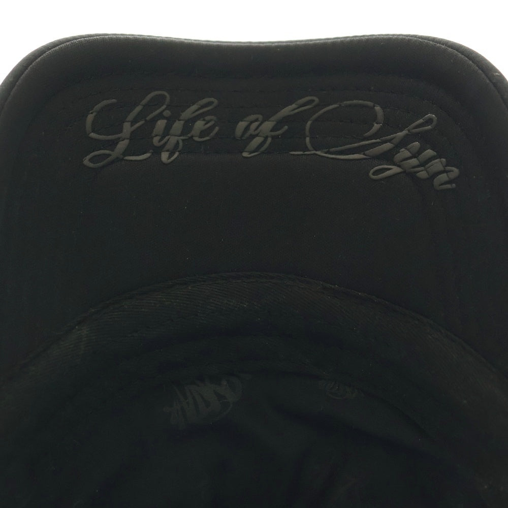 SYNA WORLD(シナ ワールド) フロントロゴ ロープ メッシュキャップ ブラック