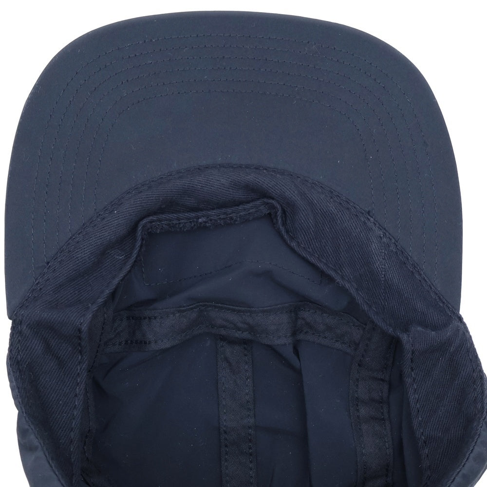 SUPREME(シュプリーム) ロゴパッチ ナイロンストレートキャップ ブラック