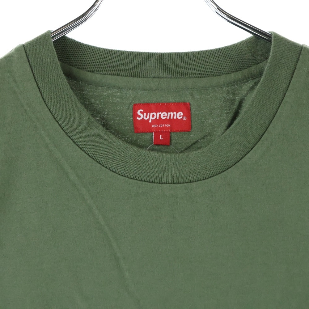 SUPREME(シュプリーム) 19AW Small Box Tee スモールボックスロゴ クルーネック半袖Tシャツ カットソー カーキ