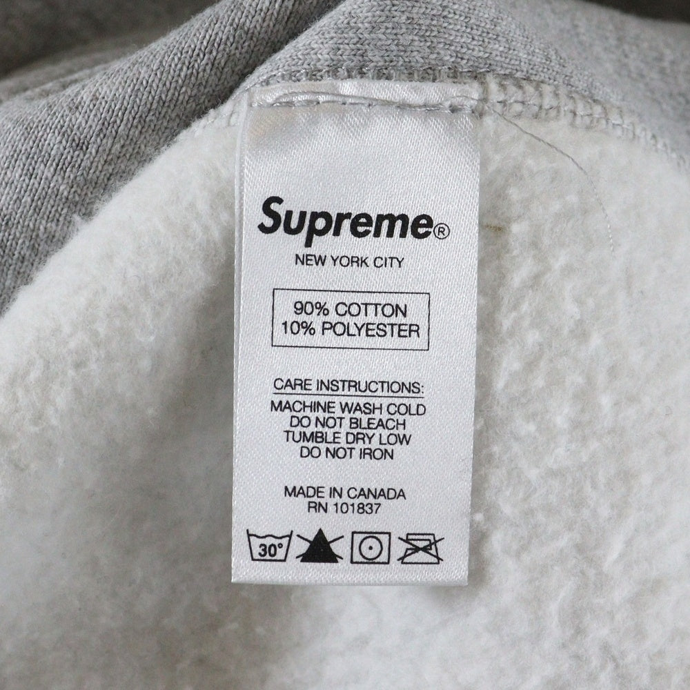 SUPREME(シュプリーム) 15AW Box Logo Crewneck ボックスロゴ クルーネック スウェットトレーナー グレー