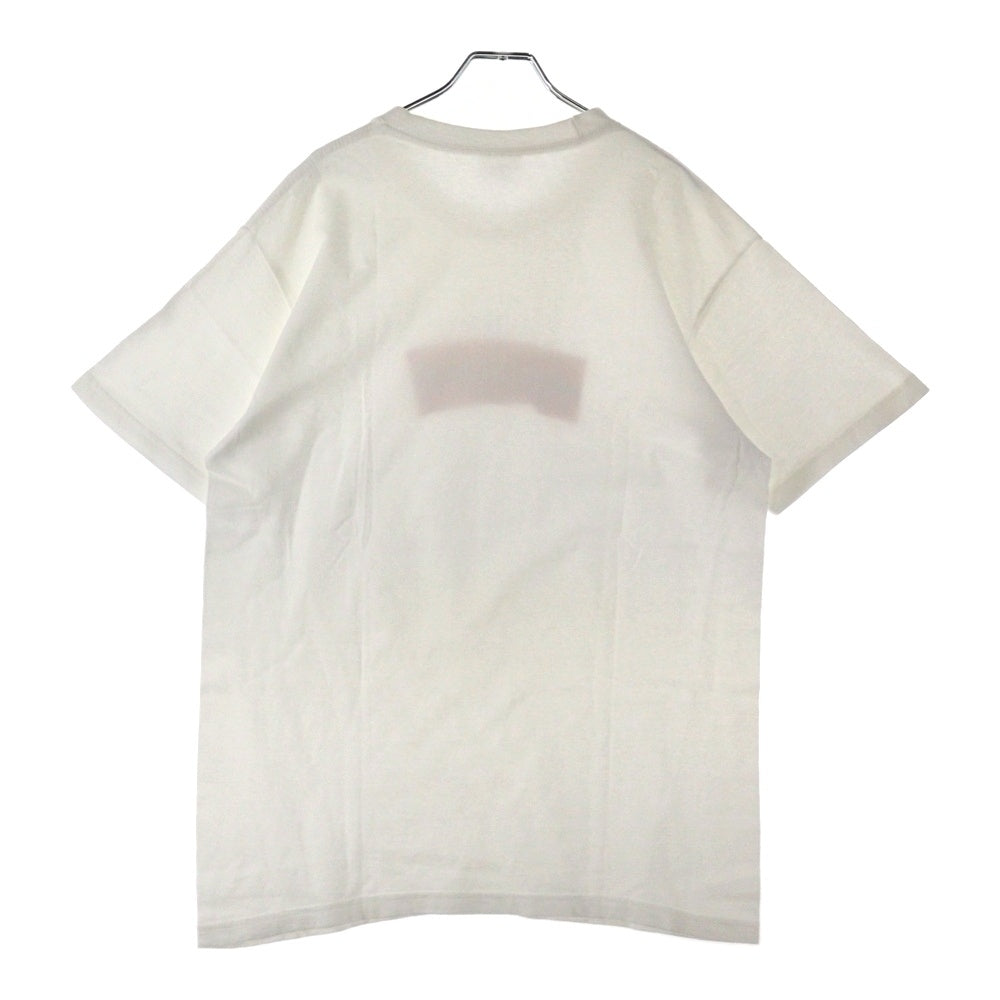 SUPREME(シュプリーム) 17SS×COMME des GARCONS BOX Logo Tee コムデギャルソンシャツ ボックスロゴ クルーネック半袖Tシャツ カットソー ホワイト/レッド
