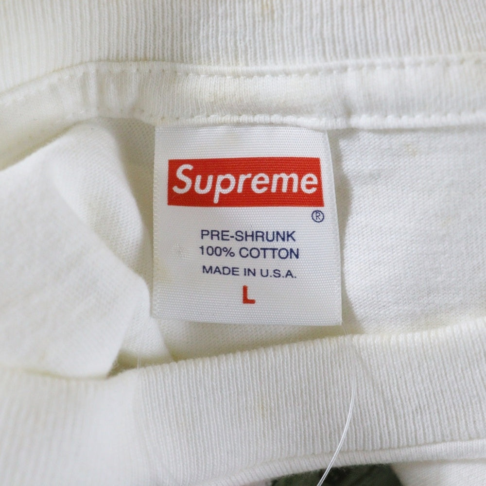 SUPREME(シュプリーム) 17AW Nas Tee ナズ フロントプリント クルーネック半袖Tシャツカットソー ホワイト