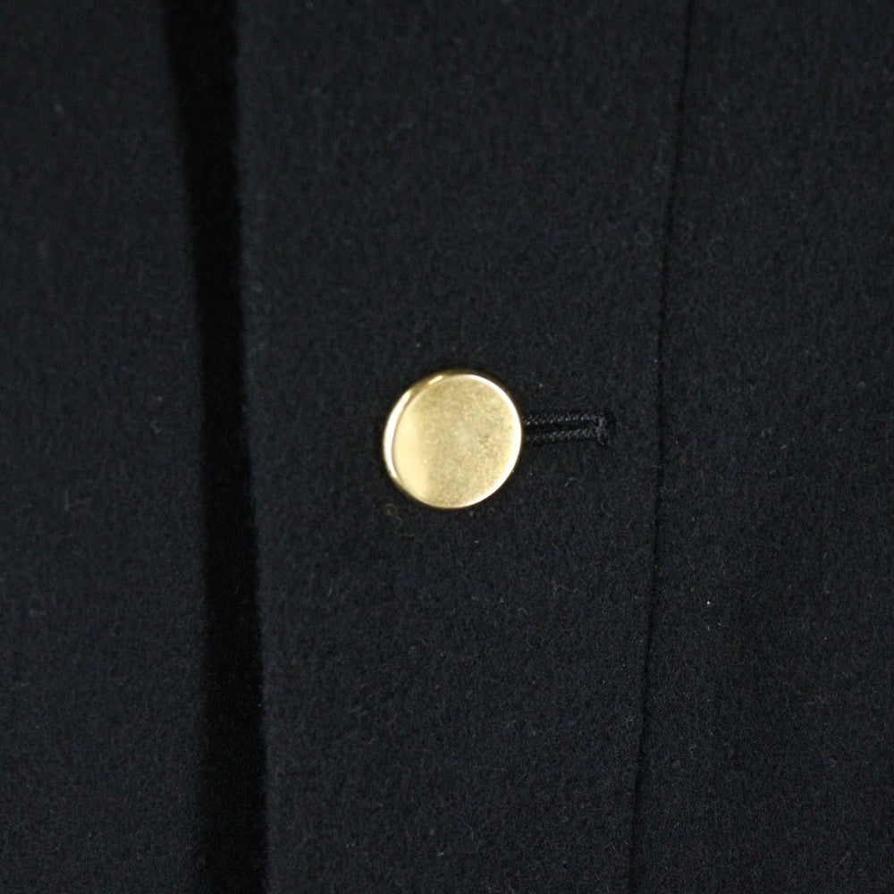 CULLNI(クルニ) Compressed Melton Coat ウール混 メルトンロングコート 23-AW-019 ブラック