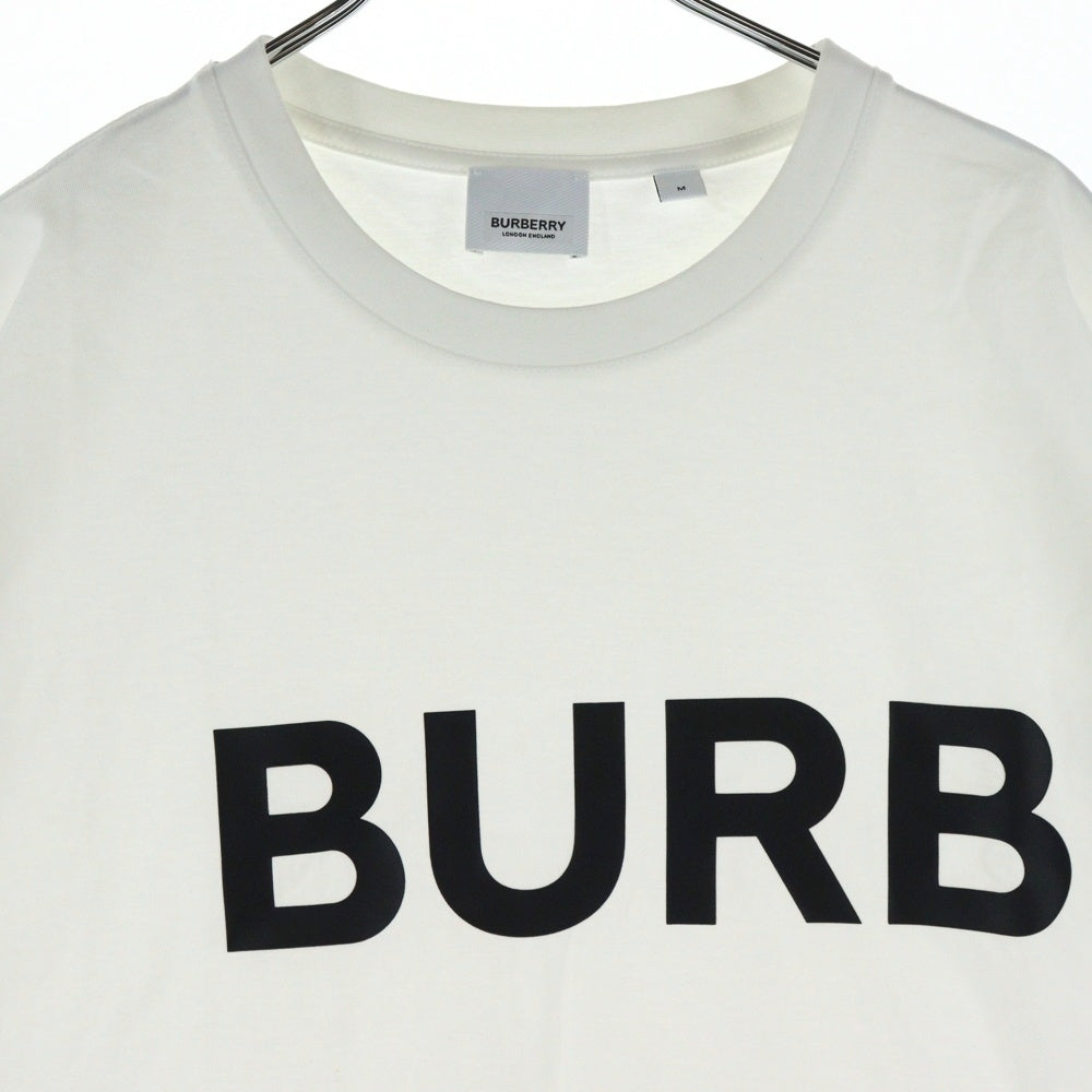 BURBERRY(バーバリー) HORSE FERRY PRINT ホース フェリー プリント クルーネック半袖Tシャツ カットソー ホワイト 8040691