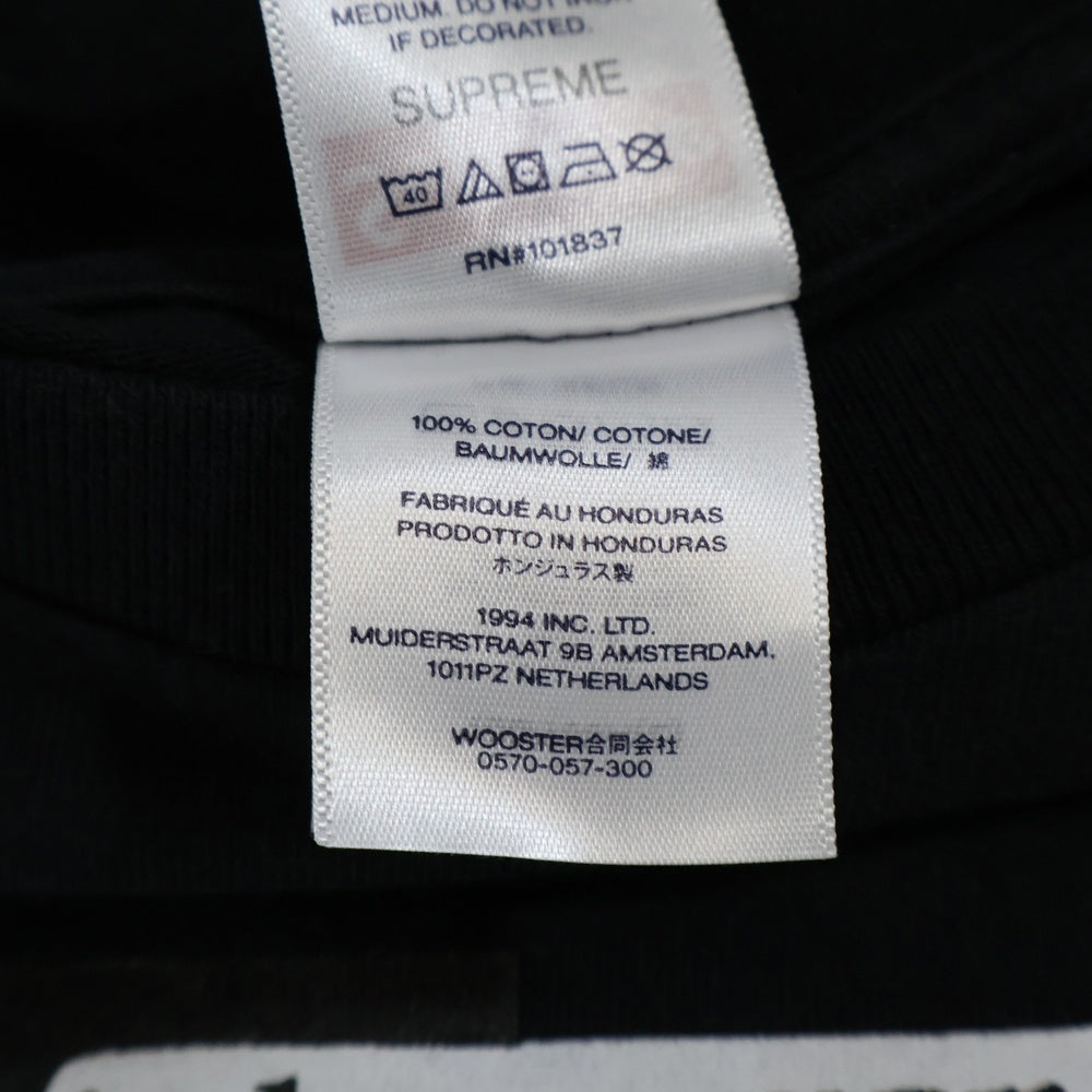 SUPREME(シュプリーム) 25SS Anatomy Tee フロントプリント クルーネック半袖Tシャツ ブラック