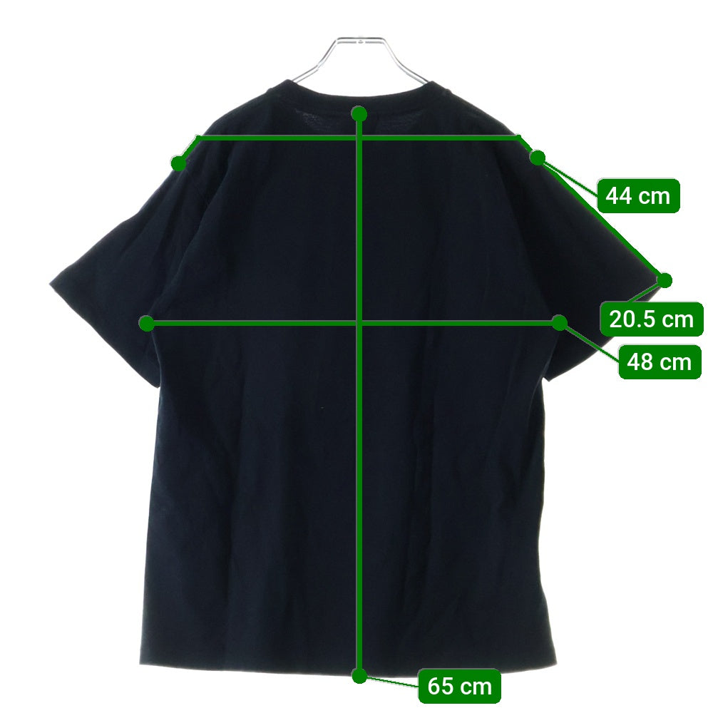 A BATHING APE(アベイシングエイプ) Colors College Tee カラーカレッジプリント クルーネック半袖Tシャツ 0ZXTEM110014M ブラック