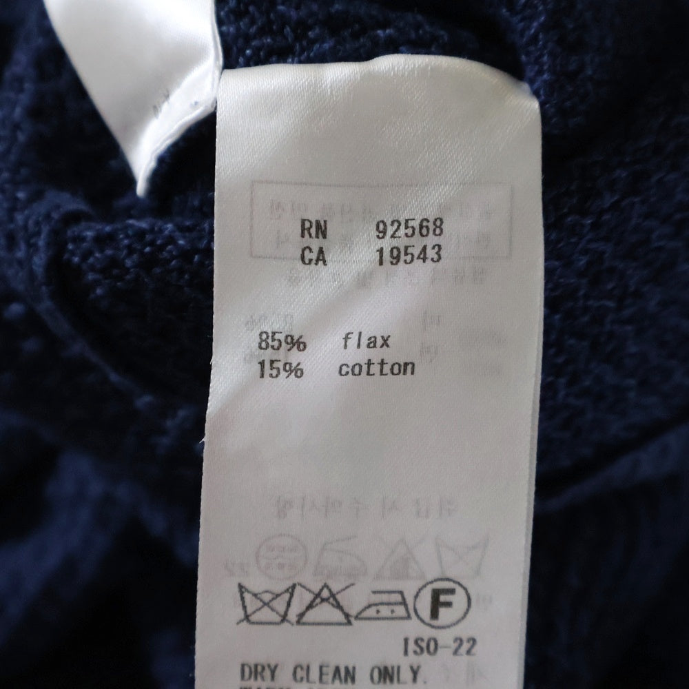 J.PRESS(ジェイプレス) 4ボタン ニットカーディガン ネイビー 021-5-CKR-0V