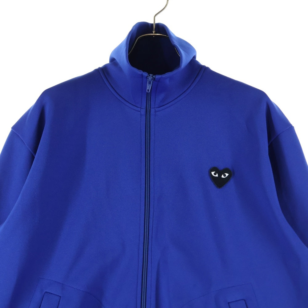 PLAY COMME des GARCONS(プレイコムデギャルソン) HEART LOGO TRACK JACKET AZ-T256 ハートロゴ刺繍 ジップアップ トラックジャケット ブルー