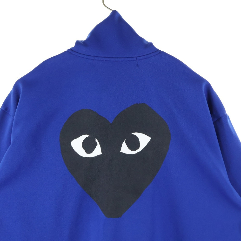 PLAY COMME des GARCONS(プレイコムデギャルソン) HEART LOGO TRACK JACKET AZ-T256 ハートロゴ刺繍 ジップアップ トラックジャケット ブルー