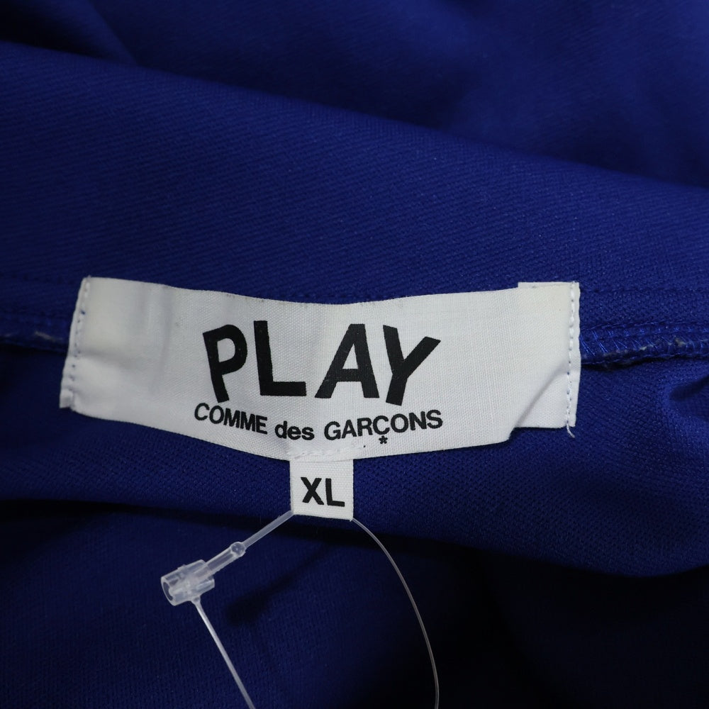 PLAY COMME des GARCONS(プレイコムデギャルソン) HEART LOGO TRACK JACKET AZ-T256 ハートロゴ刺繍 ジップアップ トラックジャケット ブルー