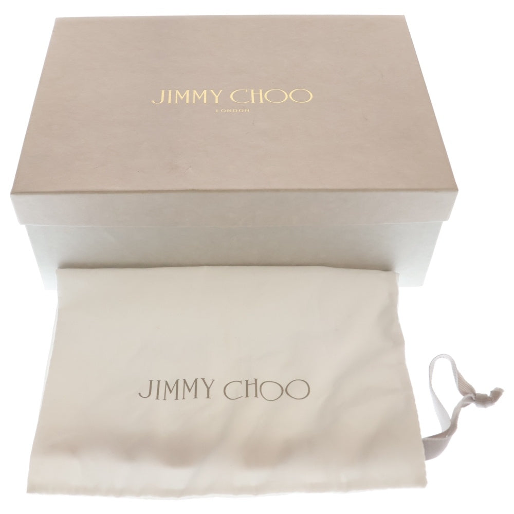JIMMY CHOO(ジミーチュウ) シャンパンコースグリッター ヒールパンプス ROMY 100 ゴールド