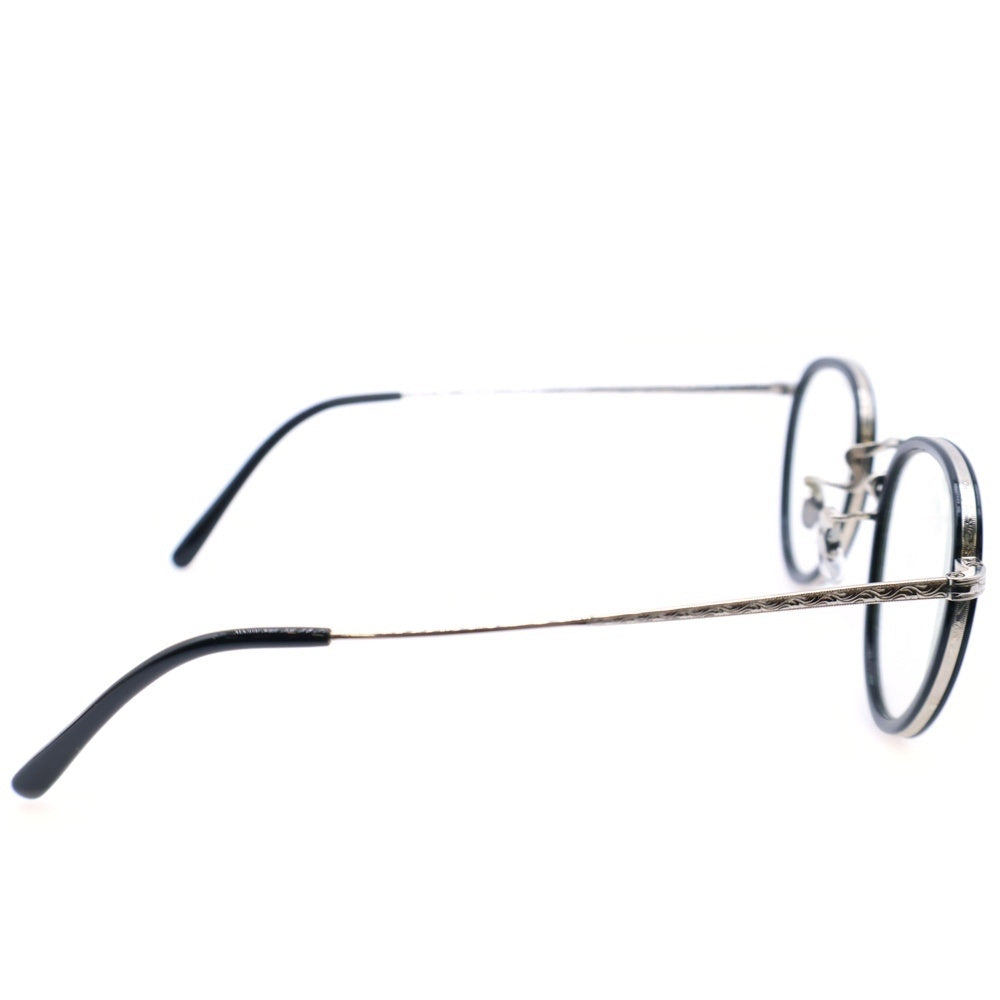 OLIVER PEOPLES(オリバーピープルズ) MP-2 SUN Polarized BKS 雅 セル巻きボストンメガネ アイウェア 眼鏡 シルバー/ブラック