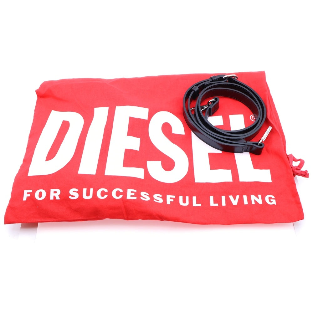 DIESEL(ディーゼル) 1DR 2WAY ハンドバック ホーボーバック ブラック