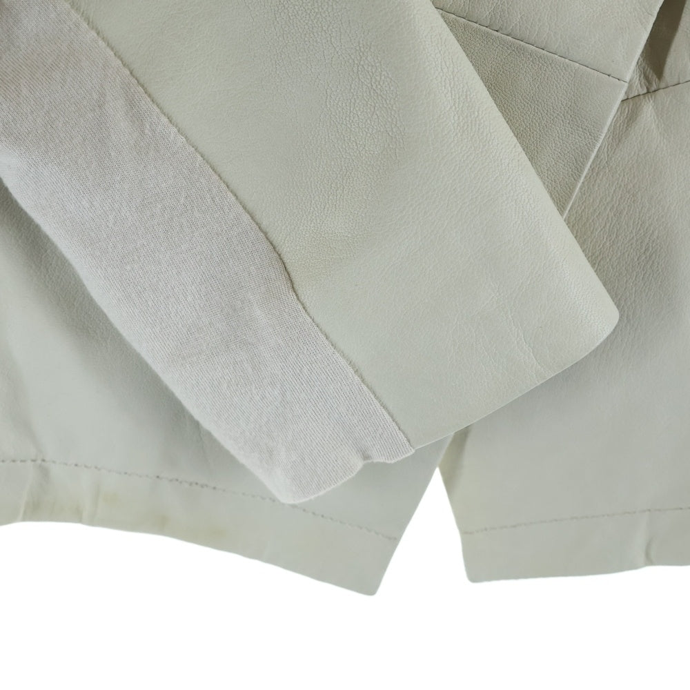 EMPORIO ARMANI(エンポリオアルマーニ) ラムレザー ジップアップ