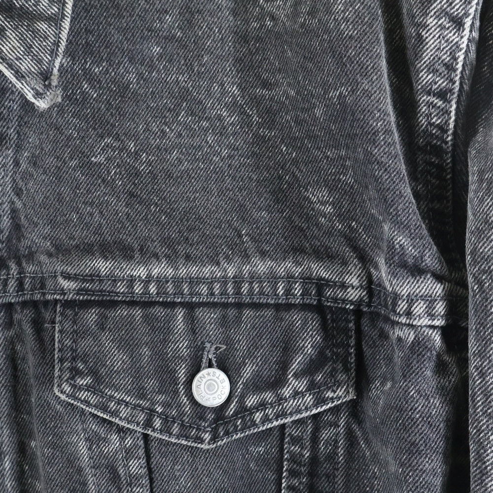 PLAIN POCKETS(プレインポケッツ) 90s ストーンウォッシュ デニムジャケット ブラック