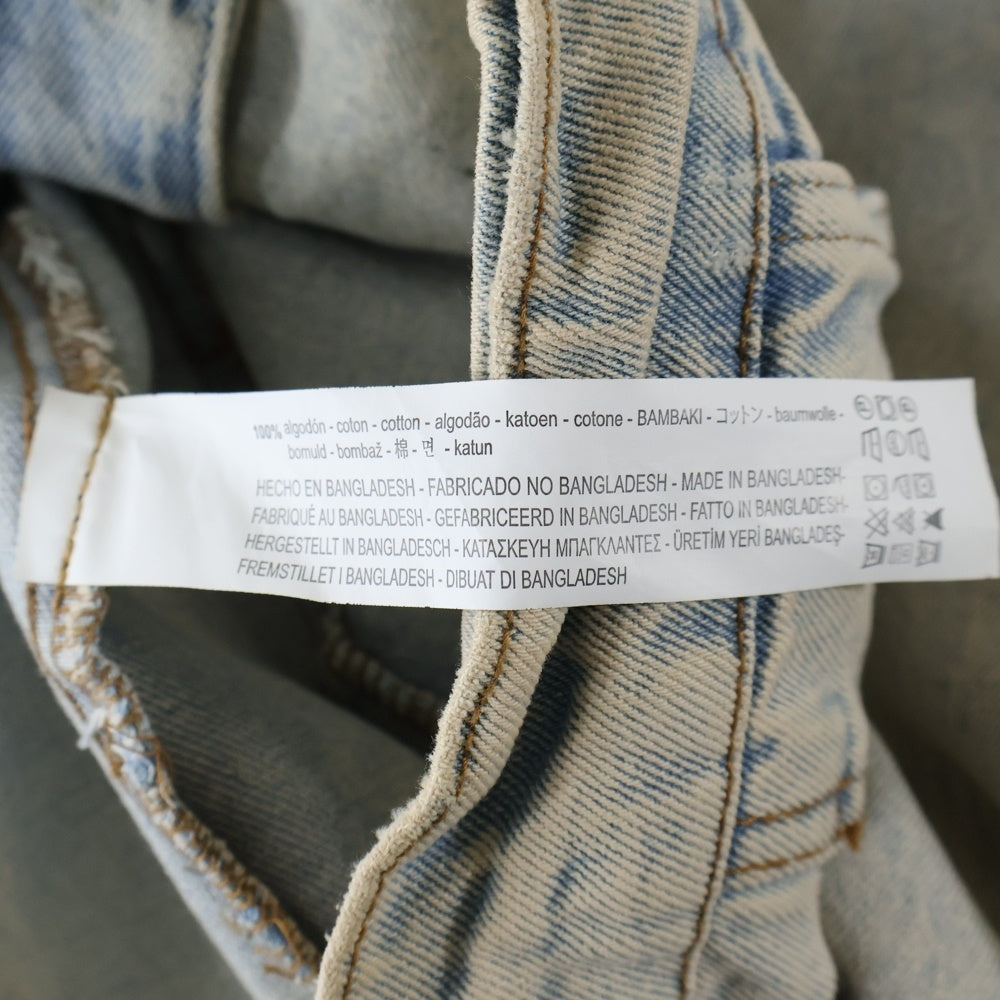 Bershka(ベルシュカ) ダメージ デニムジャケット インディゴ