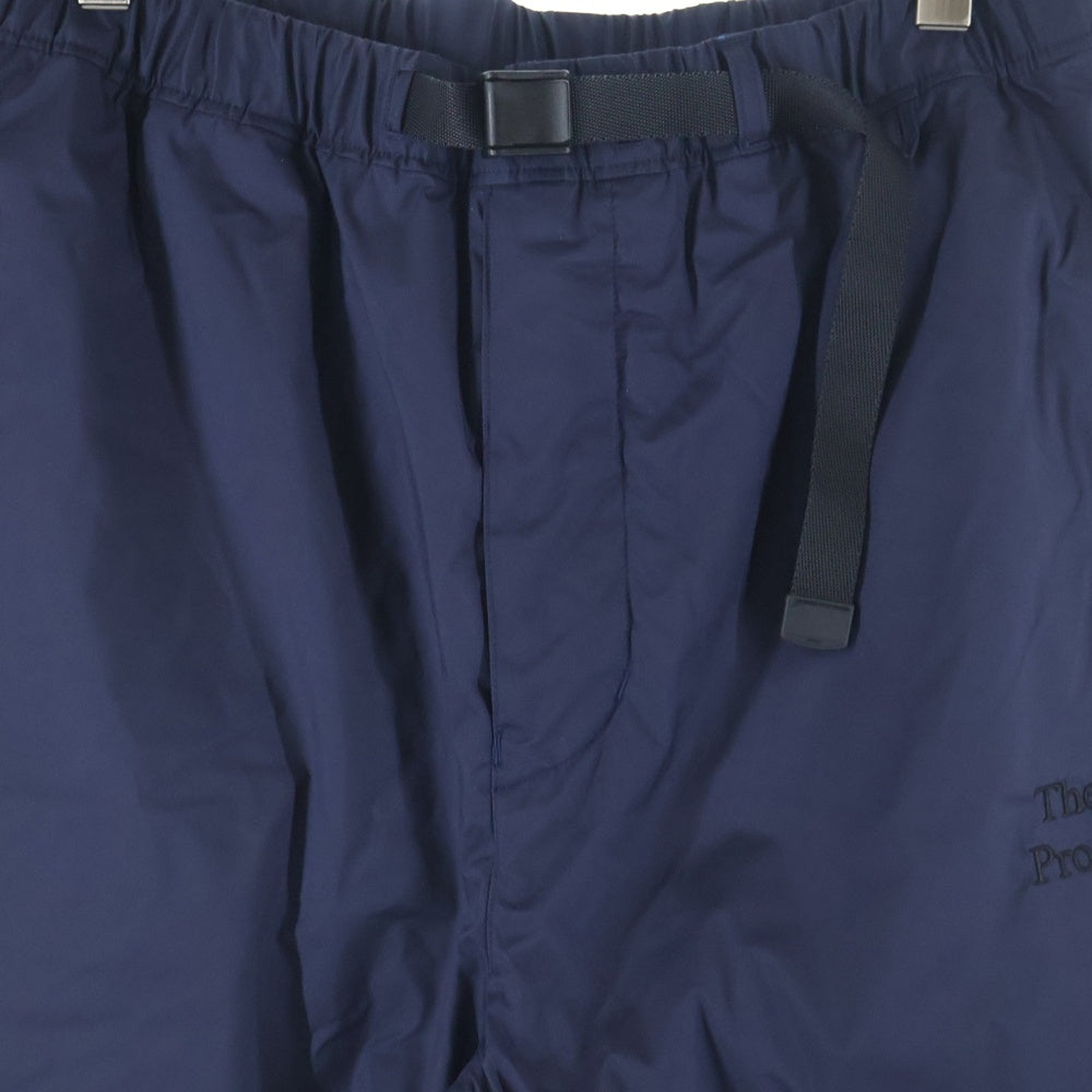 ENNOY(エンノイ) 24AW PADDED PANTS ロゴ刺繍 ナイロンパンツ ネイビー AW24BRENPT05LP