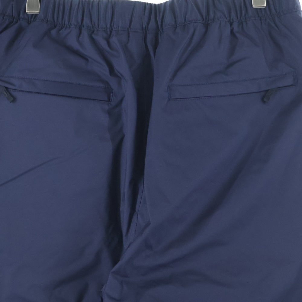 ENNOY(エンノイ) 24AW PADDED PANTS ロゴ刺繍 ナイロンパンツ ネイビー AW24BRENPT05LP